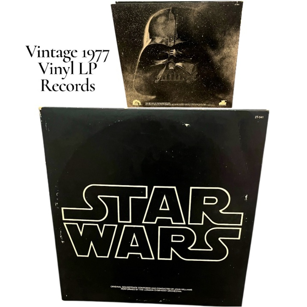 STAR WARS Vintage 1977 Original Soundtrack Vinyl Records